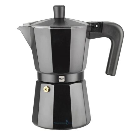 Cafetera moka italiana Magefesa Kenia Noir 12Tzs