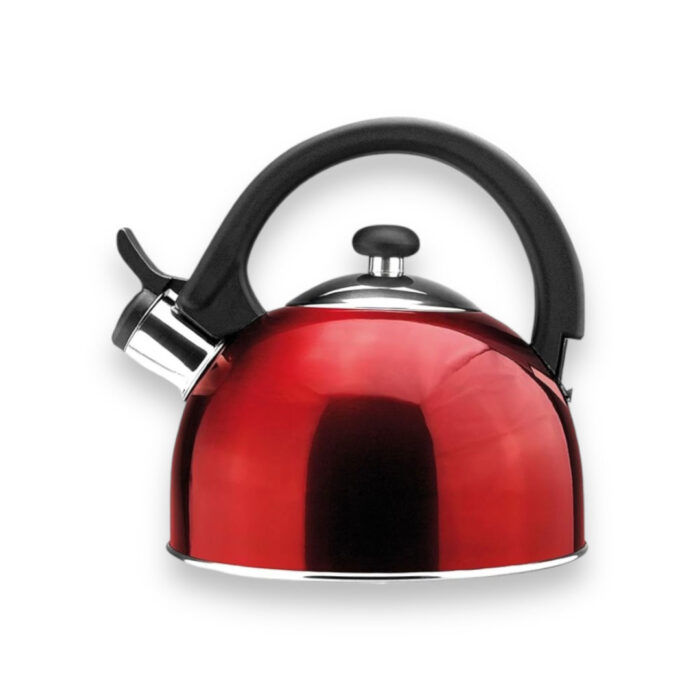 Tetera Silbadora 2L Magefesa Sabal – Roja, Ruidosa y Resistente - Imagen 1