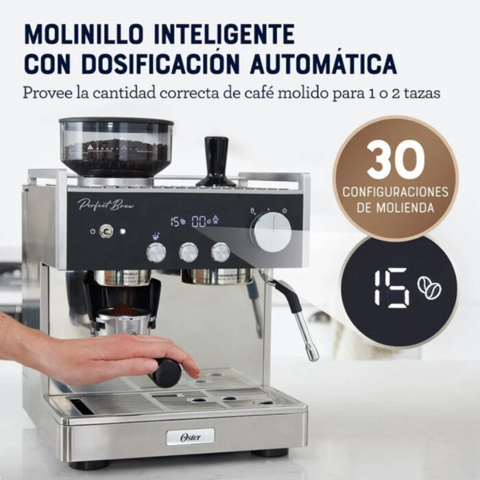 Cafetera Oster para Espresso Perfect Brew Máxima BVSTEM7400 - Imagen 6