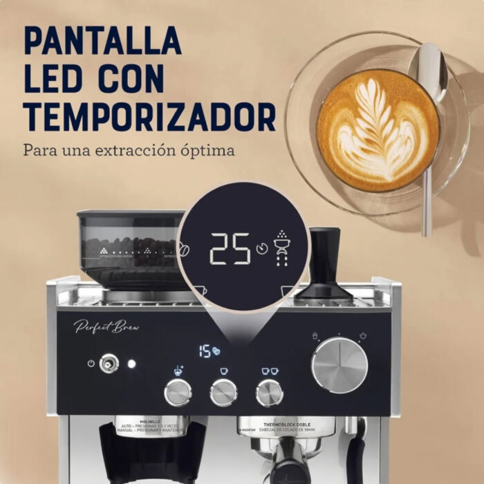 Cafetera Oster para Espresso Perfect Brew Máxima BVSTEM7400 - Imagen 4