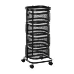 Estante Organizador Vertical de 4 Niveles con Ruedas - Imagen 2