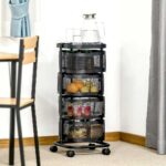 Estante Organizador Vertical de 4 Niveles con Ruedas - Imagen 3