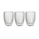 Vasos de Vidrio Doble Pared 350 ml