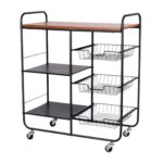 Carrito organizador de cocina de 3 niveles con ruedas - Imagen 2