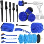 Kit cepillo para taladro 22pzs limpieza multiuso