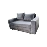 Sofá Cama de Madera de Pino Sólida y Espuma de Alta Densidad - Imagen 4