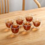 Vasos Doble Pared de Vidrio 80 ml – Estilo y Resistencia para Shots y Espresso - Imagen 4
