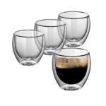 Vasos Doble Pared de Vidrio 80 ml – Estilo y Resistencia para Shots y Espresso - Imagen 2