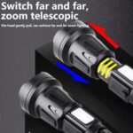 Linterna LED USB Recarcable XHP360 10000 lumenes - Imagen 2