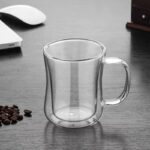 Set de Tazas 2pzs de Vidrio de Borosilicato Doble Fondo – 220 ml - Imagen 4