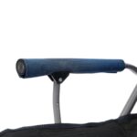 Silla para camping portátil para exteriores 150kg azul - Imagen 3